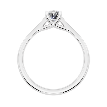 White Gold-Radiant Lab-Grown Diamond Engagement Ring_view=FRONT