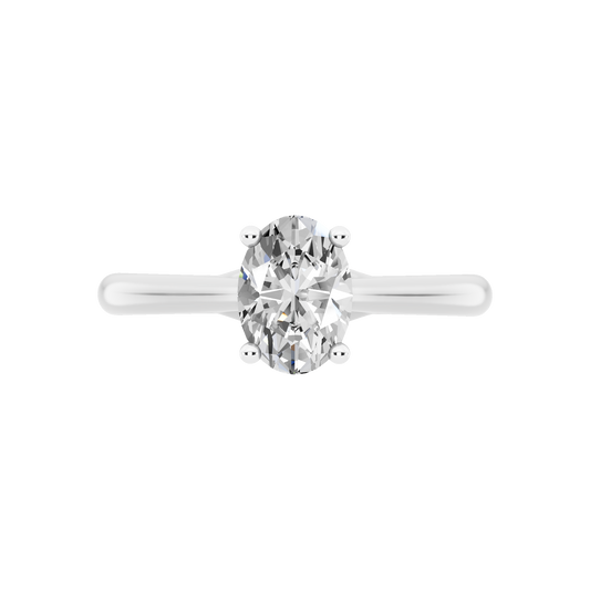White Gold-Radiant Lab-Grown Diamond Engagement Ring_view=TOP