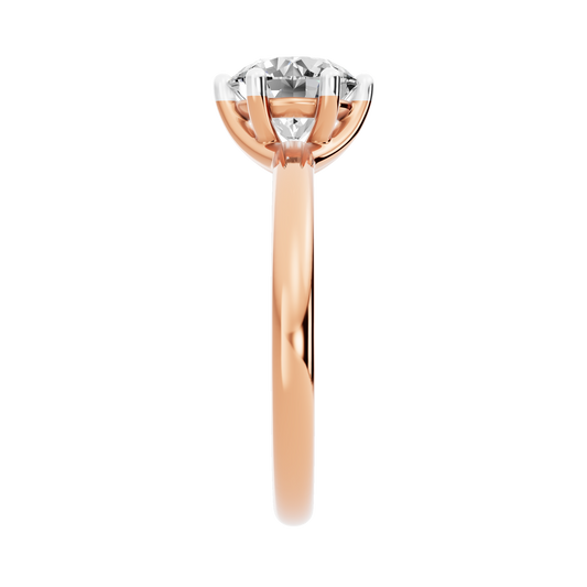 Pink Gold-Blossom Lab-Grown Diamond Engagement Ring_view=SIDE