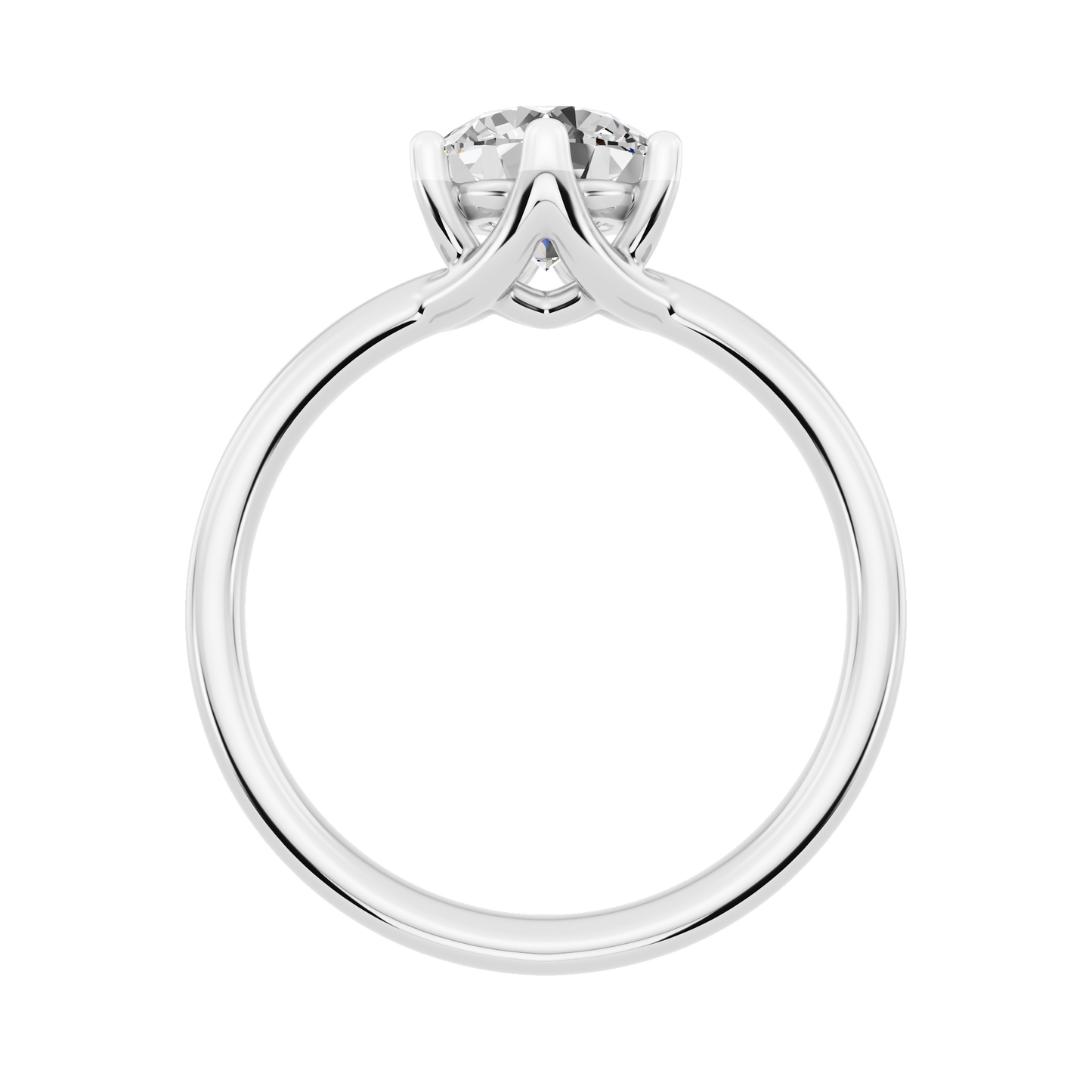 White Gold-Blossom Lab-Grown Diamond Engagement Ring_view=FRONT
