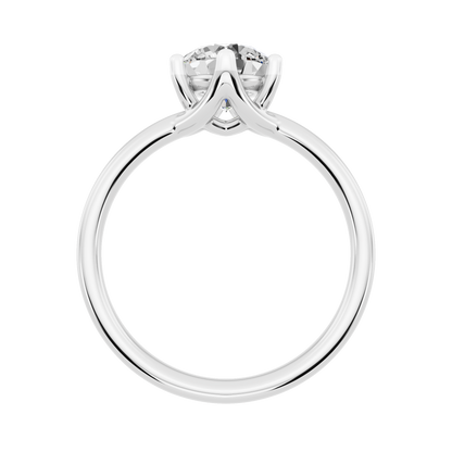 White Gold-Blossom Lab-Grown Diamond Engagement Ring_view=FRONT