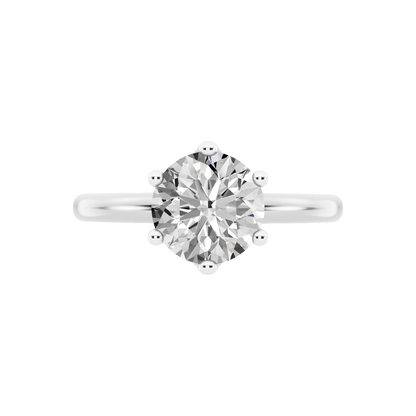 White Gold-Blossom Lab-Grown Diamond Engagement Ring_view=TOP