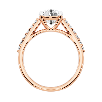 Pink Gold-Meridian Statement Solitaires Lab-Grown Diamond Engagement Ring_view=FRONT