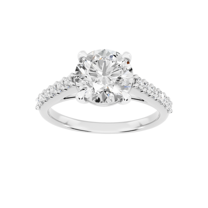 White Gold-Meridian Statement Solitaires Lab-Grown Diamond Engagement Ring_view=3DH