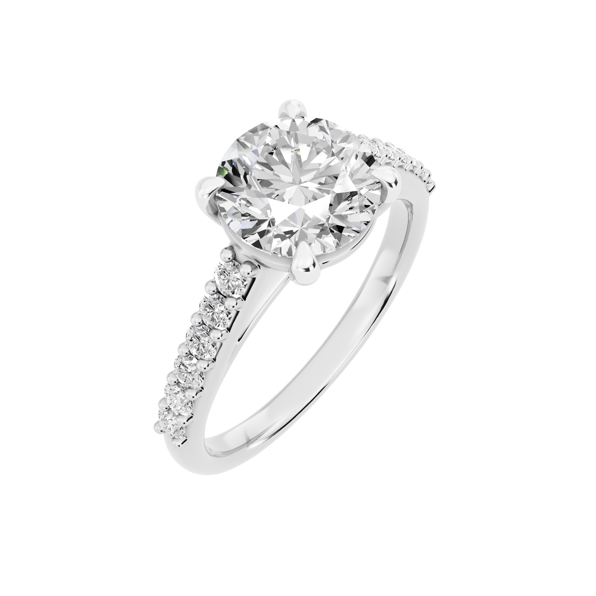 White Gold-Meridian Statement Solitaires Lab-Grown Diamond Engagement Ring_view=3DV
