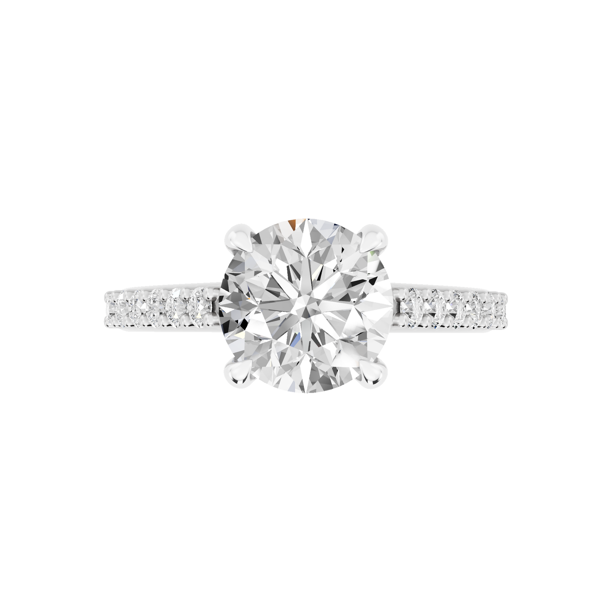 White Gold-Meridian Statement Solitaires Lab-Grown Diamond Engagement Ring_view=TOP