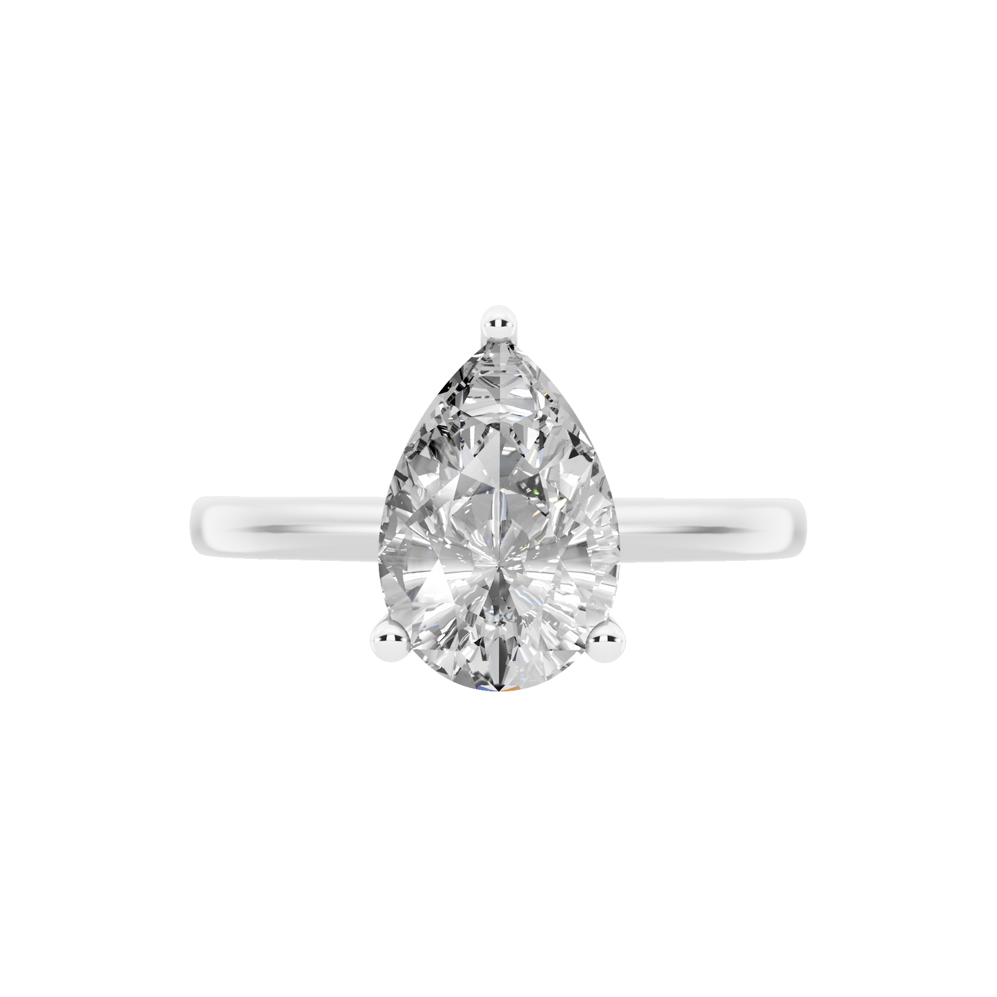 White Gold-Celestia Lab-Grown Diamond Engagement Ring_view=TOP