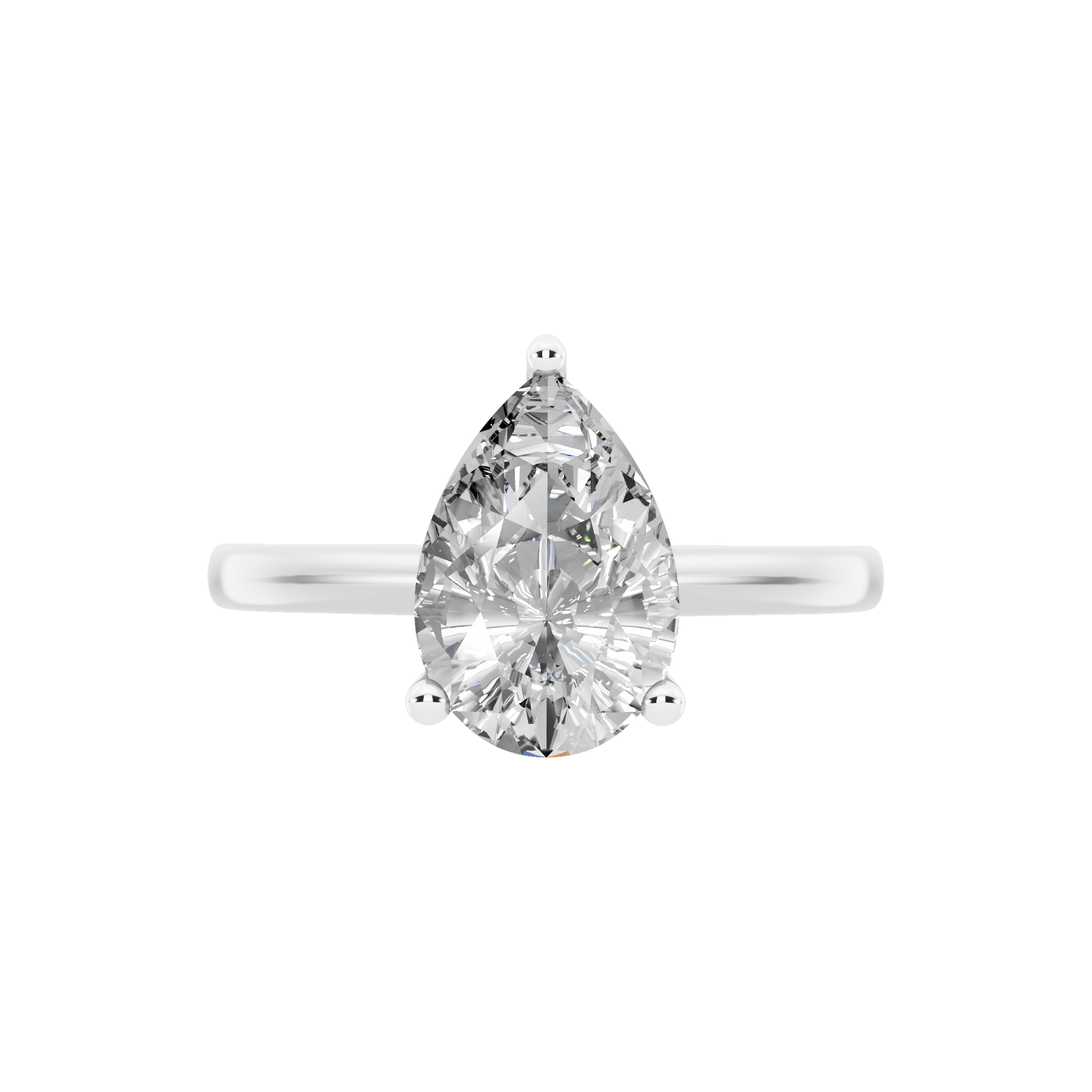 White Gold-Celestia Lab-Grown Diamond Engagement Ring_view=TOP