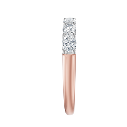Pink Gold-Prism Oval Band_view=SIDE