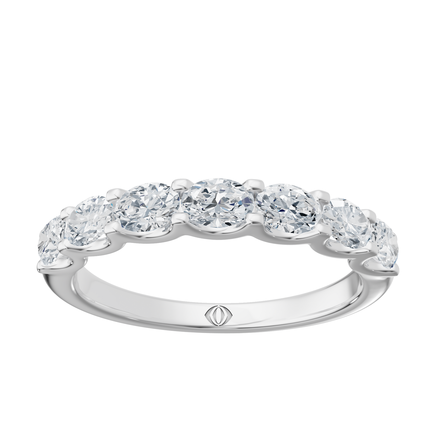 White Gold-Prism Oval Band_view=3DH