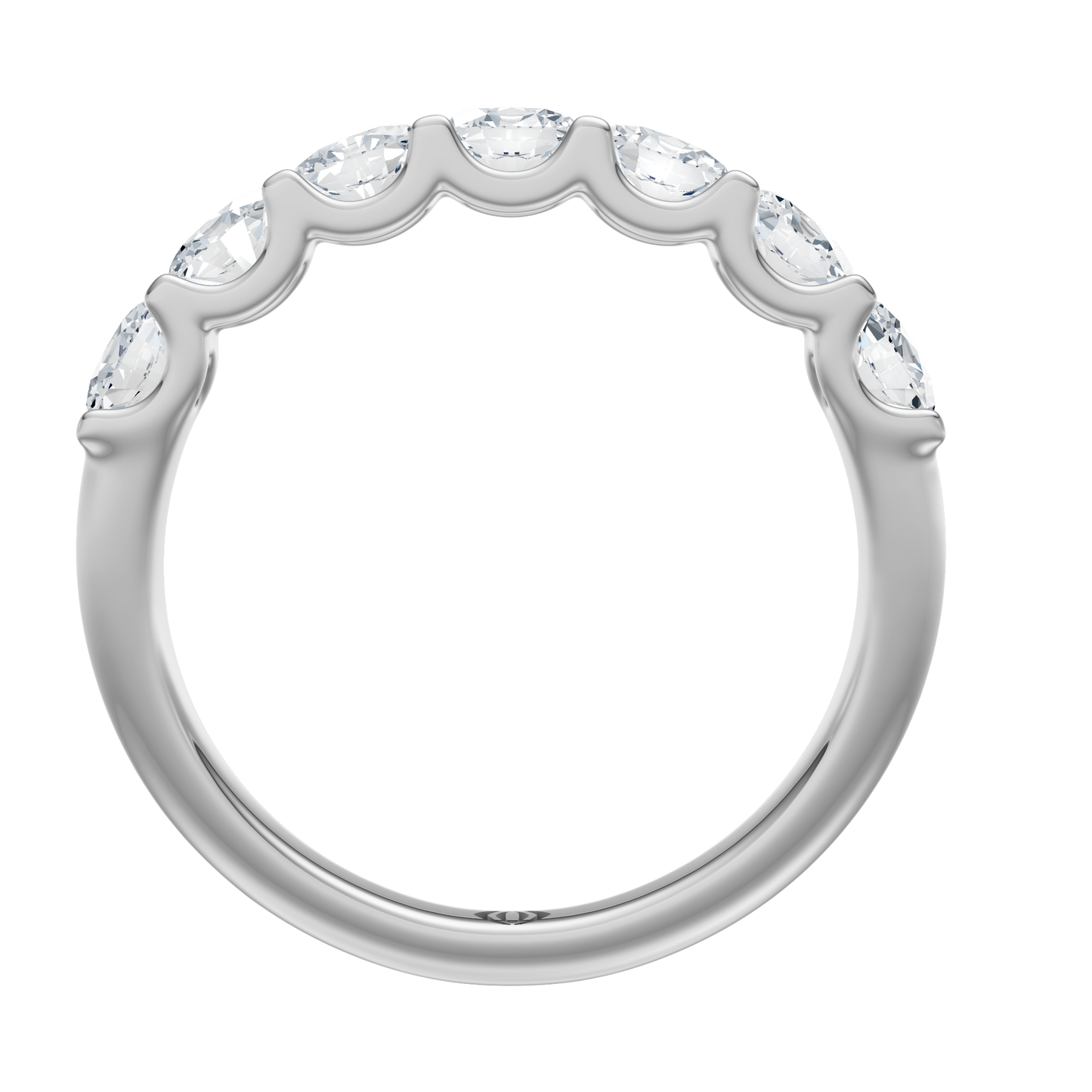 White Gold-Prism Oval Band_view=FRONT