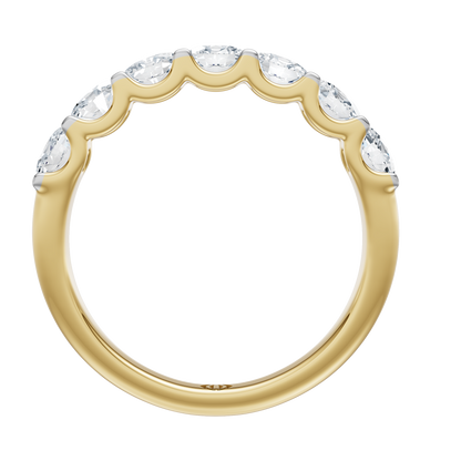 Yellow Gold-Prism Oval Band_view=FRONT