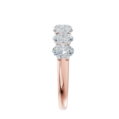 Pink Gold-Empire Oval Band_view=SIDE