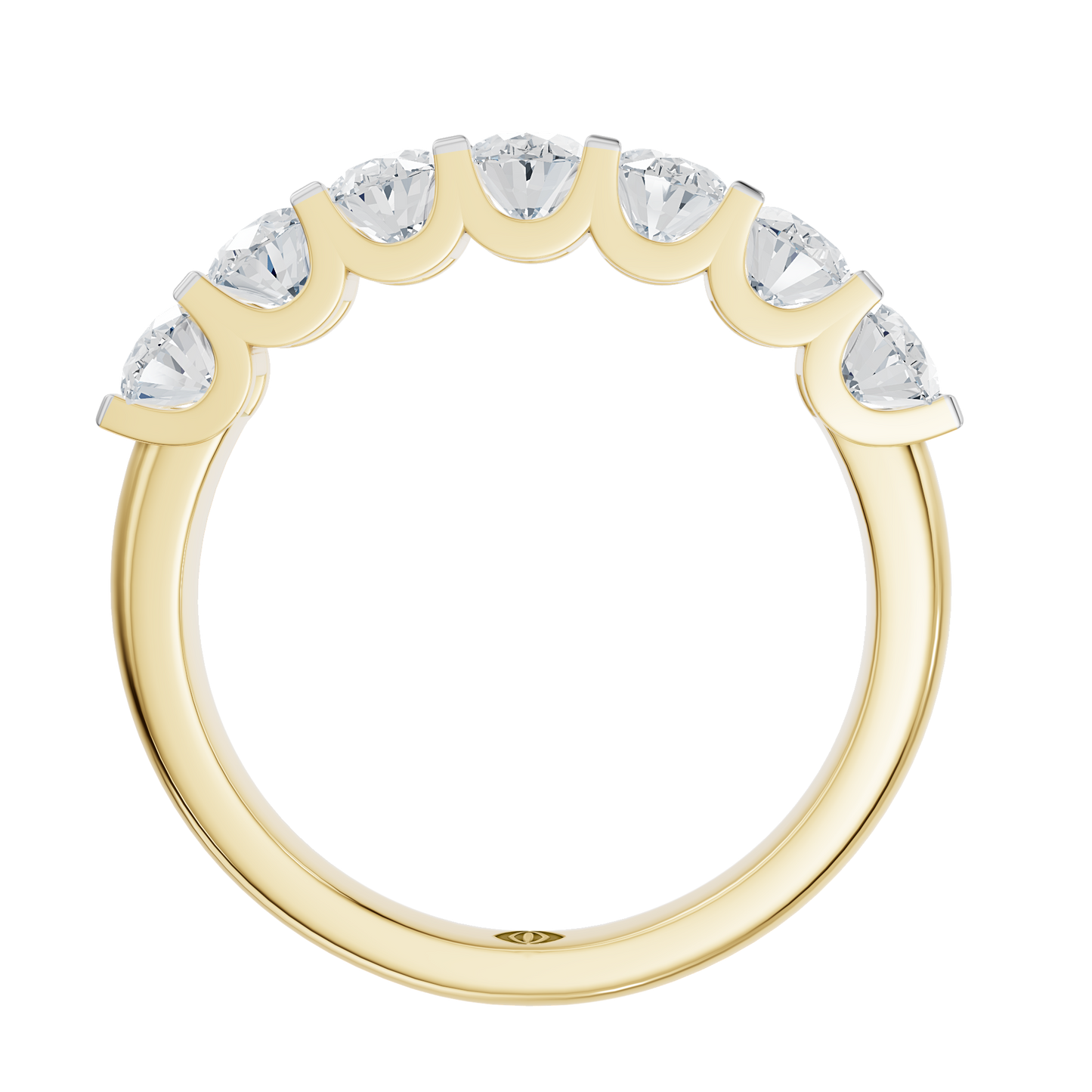 Yellow Gold-Empire Oval Band_view=FRONT