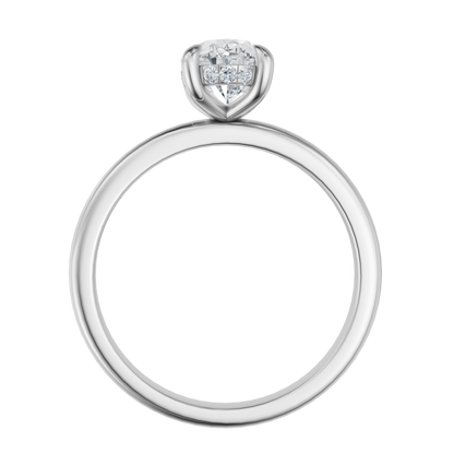 White Gold-Radiance Lab Diamond Ring 1.58ct Oval Center_view=FRONT