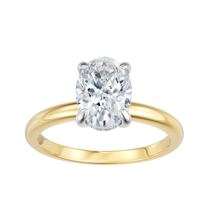 Yellow Gold-Radiance Lab Diamond Ring 1.58ct Oval Center_view=3DH