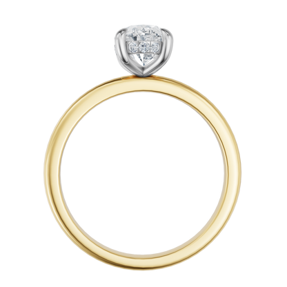 Yellow Gold-Radiance Lab Diamond Ring 1.58ct Oval Center_view=FRONT